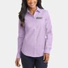 Port Authority Ladies SuperPro  Oxford Shirt Thumbnail